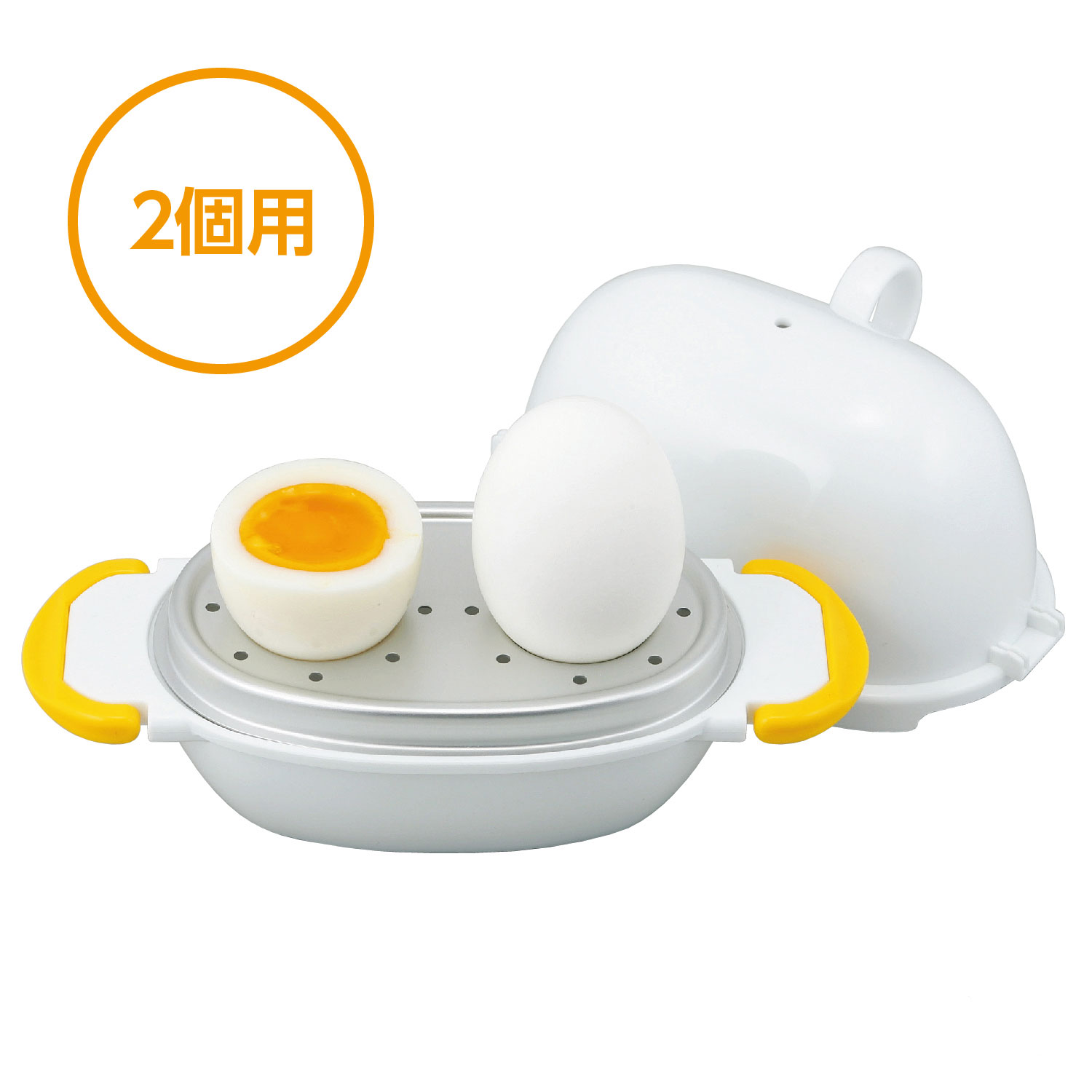 Akebono Microwave Egg Cooker 2 Eggs Capacity RE-277